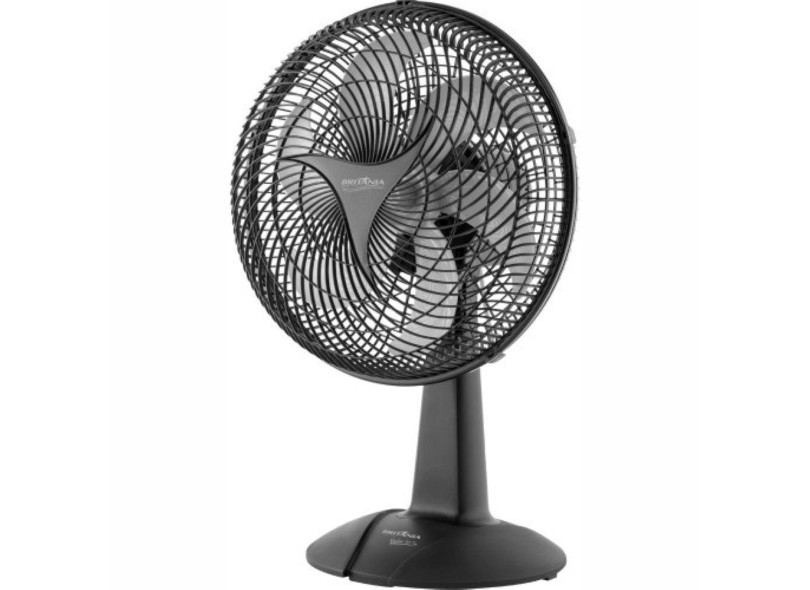 VENTILADOR BRITANIA VENTUS 30 SIX 127V PRETO - MF