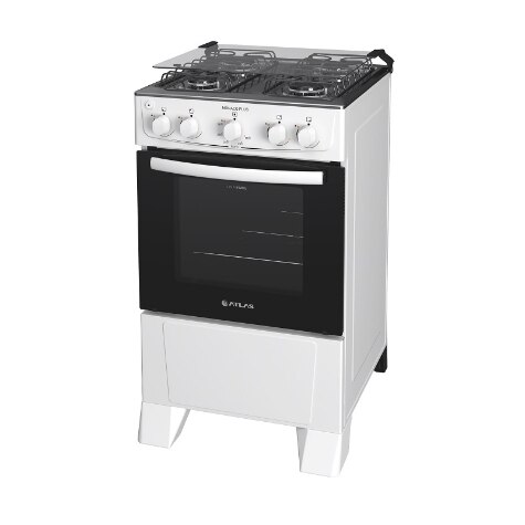 FOGAO ATLAS GAS 4Q MONACO PLUS - BRANCO