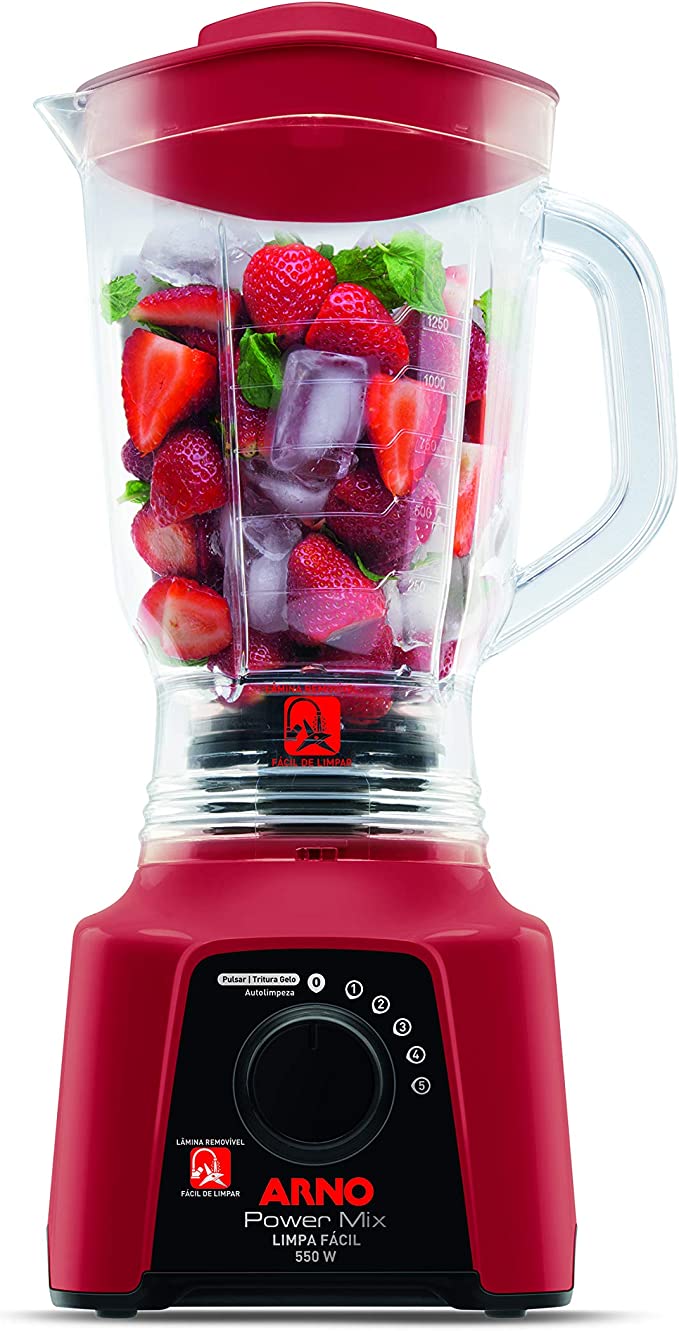 LIQUIDIFICADOR ARNO POWER MIX LN2865B1 LIMPA FACIL 127V (LQ30)