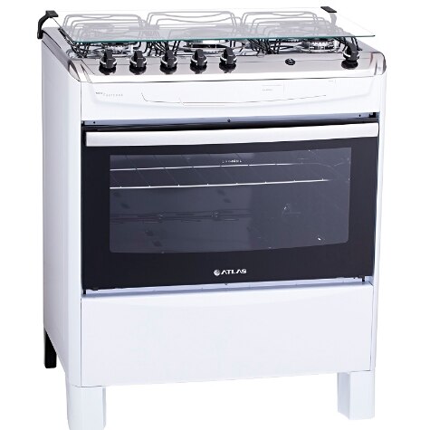 FOGAO ATLAS GAS 5 BC FASTCOOK BRANCO 14