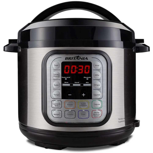 PANELA DE PRESSAO BRITANIA MULTIFUNCIONAL DIGITAL BPP02 PI 127V - MF