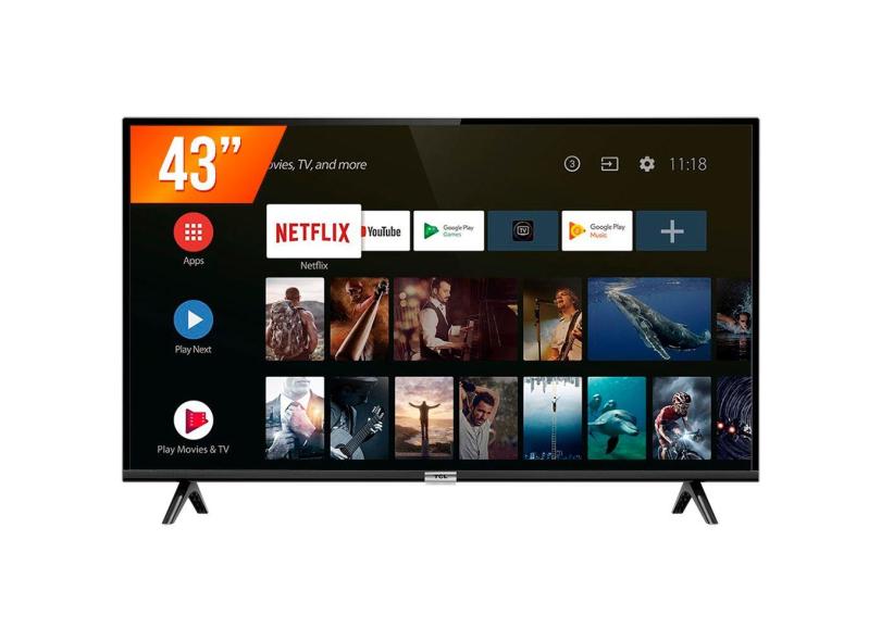 TELEVISAO 43P TCL LED SMART FULL HD (MH)43S6500TCL COMD DE VOZ