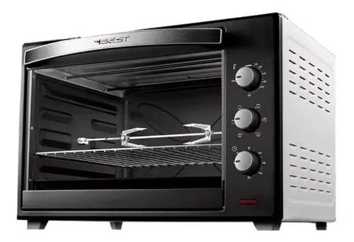 FORNO ELETRICO BEST 60L PLUS (ESPETO GIRATORIO) PRETO/BRANCO 127V