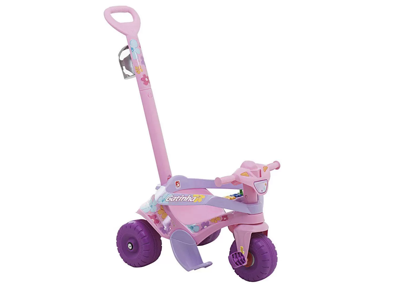 TRICICLO MOTOKA BANDEIRANTE FLOWER PASSEIO PEDAL