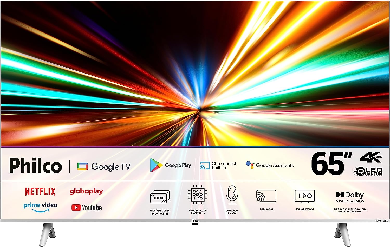 TELEVISAO 65P PHILCO SMART LED 4K PTV65G3BGTSSBL
