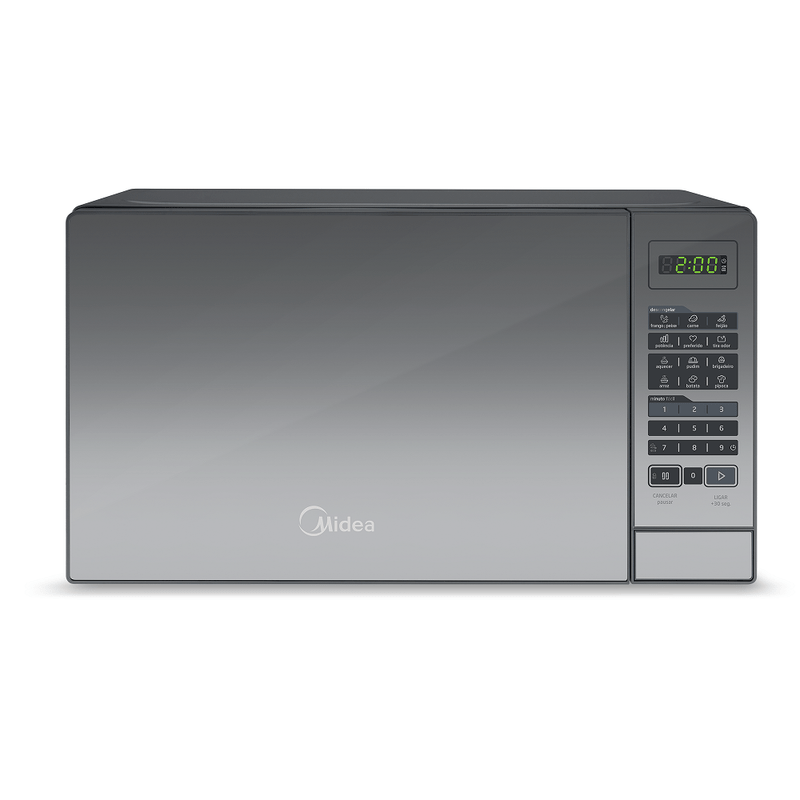 MICROONDAS MIDEA 20L MRAE21 PRATA/ESPELHADO 127V - AF