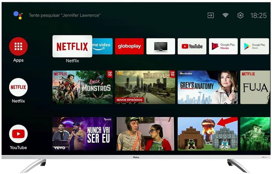 TELEVISAO 58P PHILCO PTV58GAGSKSBL SMART 4K LED ANDROID,HDMI,USB