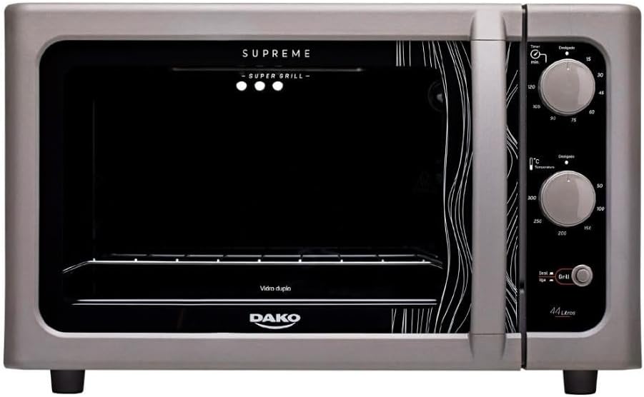 FORNO ELETRICO DAKO SUPREME BANC TITAN INOX 127V 44L