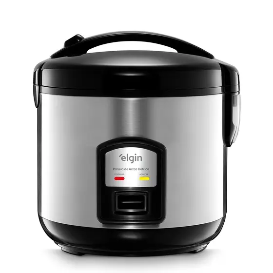 PANELA ELETRICA DE ARROZ ELGIN PAR30 GRAN RIZZO 10XICS 1,8L PR/INOX