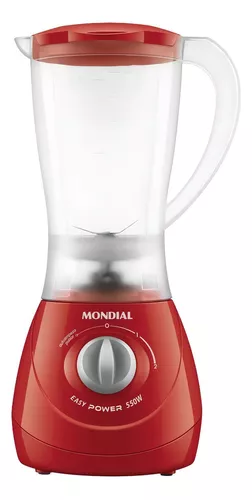 LIQUIDIFICADOR MONDIAL EASY POWER L550 R VERMELHO