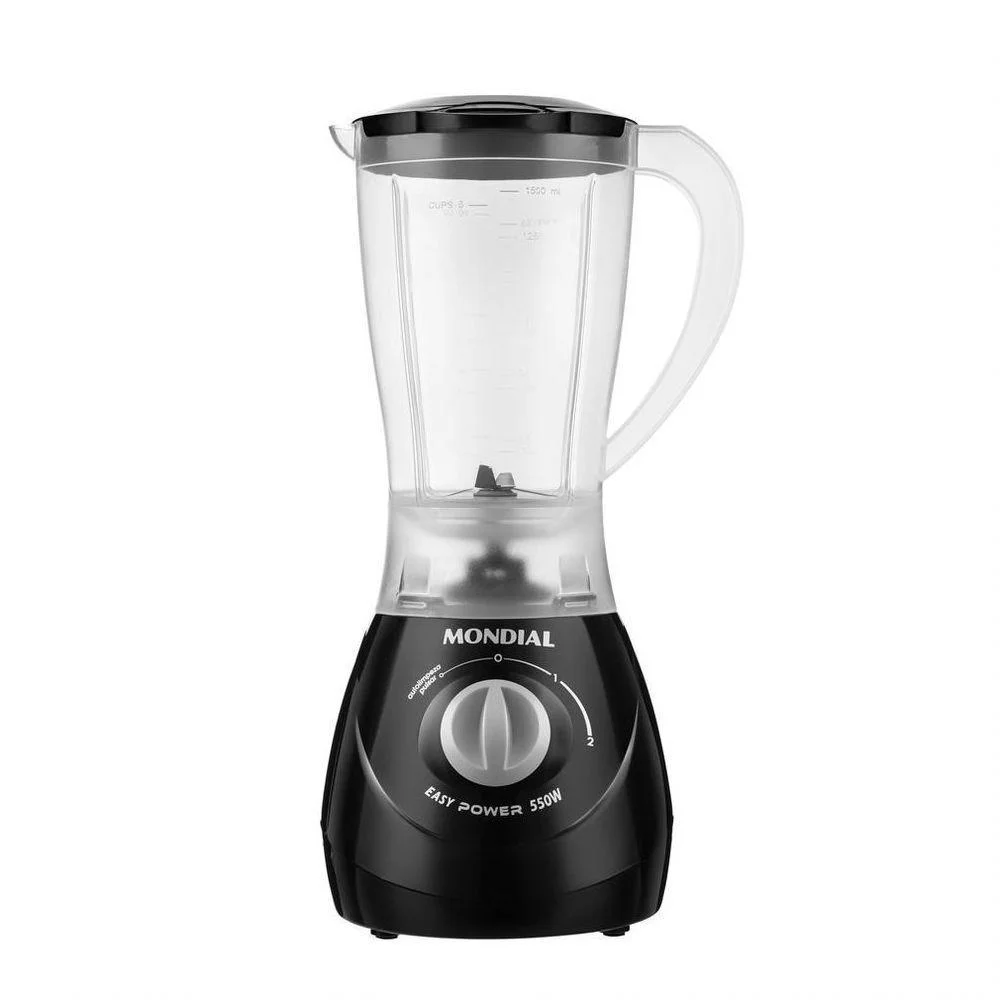 LIQUIDIFICADOR MONDIAL EASY POWER L550 PRETO TR