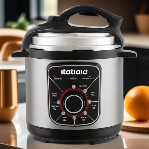 PANELA DE PRESSAO ELETRICA ITATIAIA ESSENCIAL 3L 127V 700W INOX