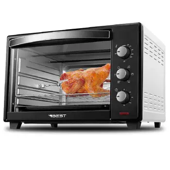 FORNO ELETRICO BEST 48L PLUS PRETO/BRANCO 127V