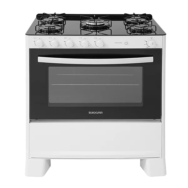 FOGAO SUGGAR COOK GLASS 5Q BIV BRANCO