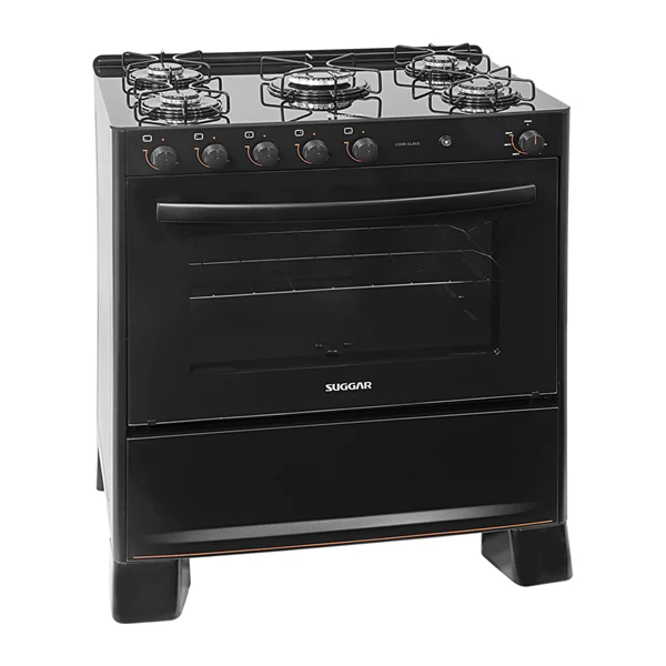 FOGAO SUGGAR COOK GLASS 5Q BIV PRETO