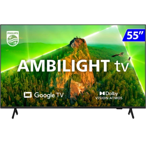 TELEVISAO 55P PHILIPS AMBILIGHT 4K SMART 55PUG7908/78