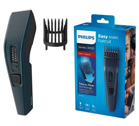 APARADOR E CORTADOR DE CABELO PHILIPS HC3505/15 BIV AZUL