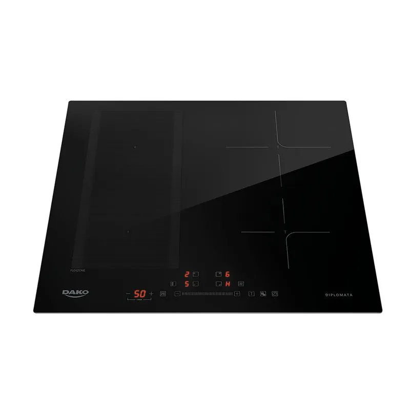 COOKTOP DE INDUÇÃO DAKO DIPLOMATA 4 ZONAS 1FLEXIVEL 220V