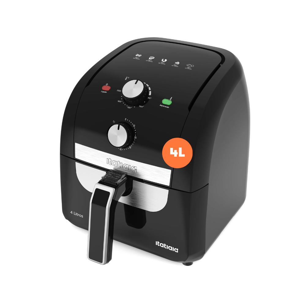 FRITADEIRA AIR FRYER ITATIAIA AFITA1001 4L 127V PRETO