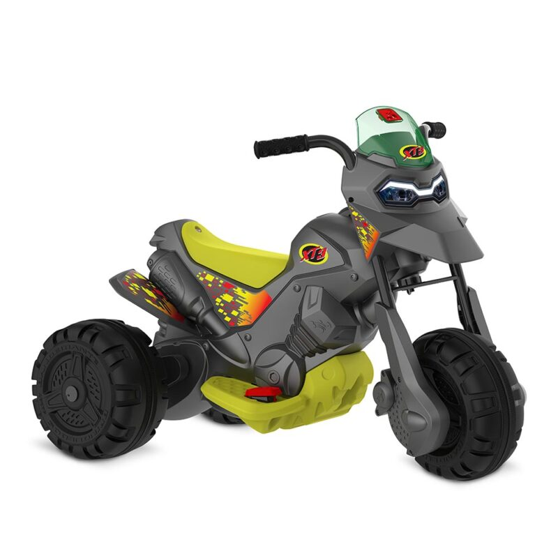 AF - TRICICLO BANDEIRANTE MOTO XT3 ELETRICA 6V - TITANIUM