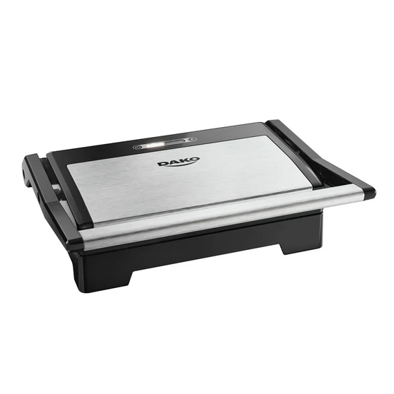 SANDUICHEIRA E GRILL DAKO 2 EM 1 - INOX