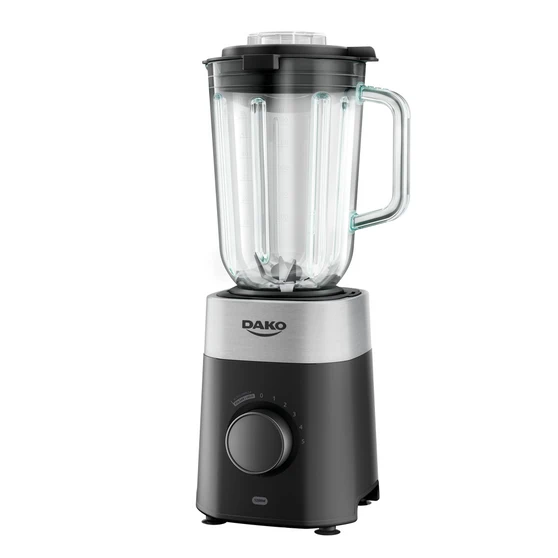 LIQUIDIFICADOR DAKO 2L 1200W - PRETO/INOX
