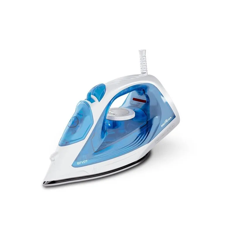 FERRO ELETRICO BRITANIA BFV07 127V - BRANCO/AZUL