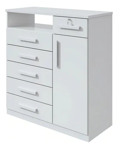 AF - COMODA LOPAS DA VINCI 2021 06GAV/01PT - BRANCO