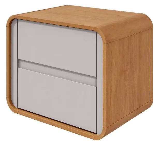 AF - MESA DE CABECEIRA LOPAS LOOP 2024 - AMENDOA CLEAN / OFF WHITE