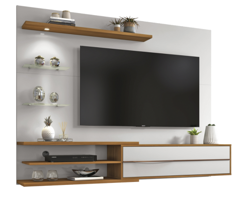 AF - PAINEL NOTAVEL NT 1115 REF 250 C/SUP TV - OFF WHITE/ FREIJO TREND