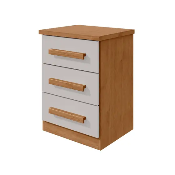 AF - MESA DE CABECEIRA LOPAS BAIAO 2021 C/3GAV - AMENDOA / OFF WHITE
