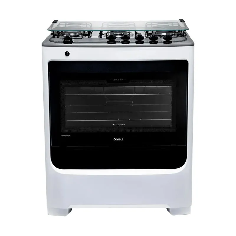 FOGAO CONSUL 5Q CFS5NABUNA MESA INOX - BRANCO