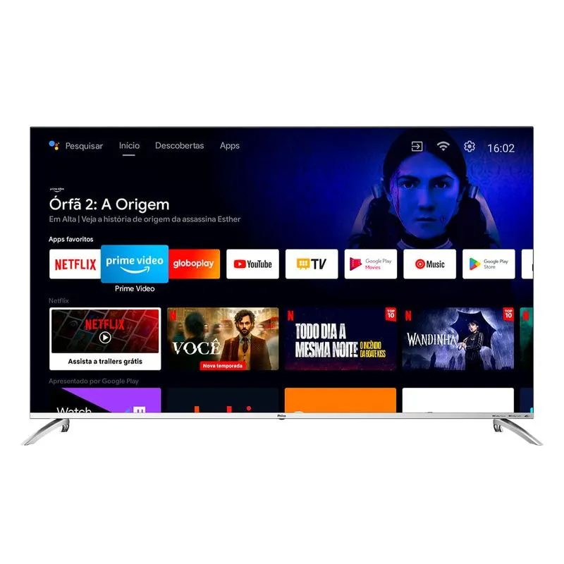 TELEVISAO 58P PHILCO PTV58G7PAGCSBL SMART ANDROID 4K LED