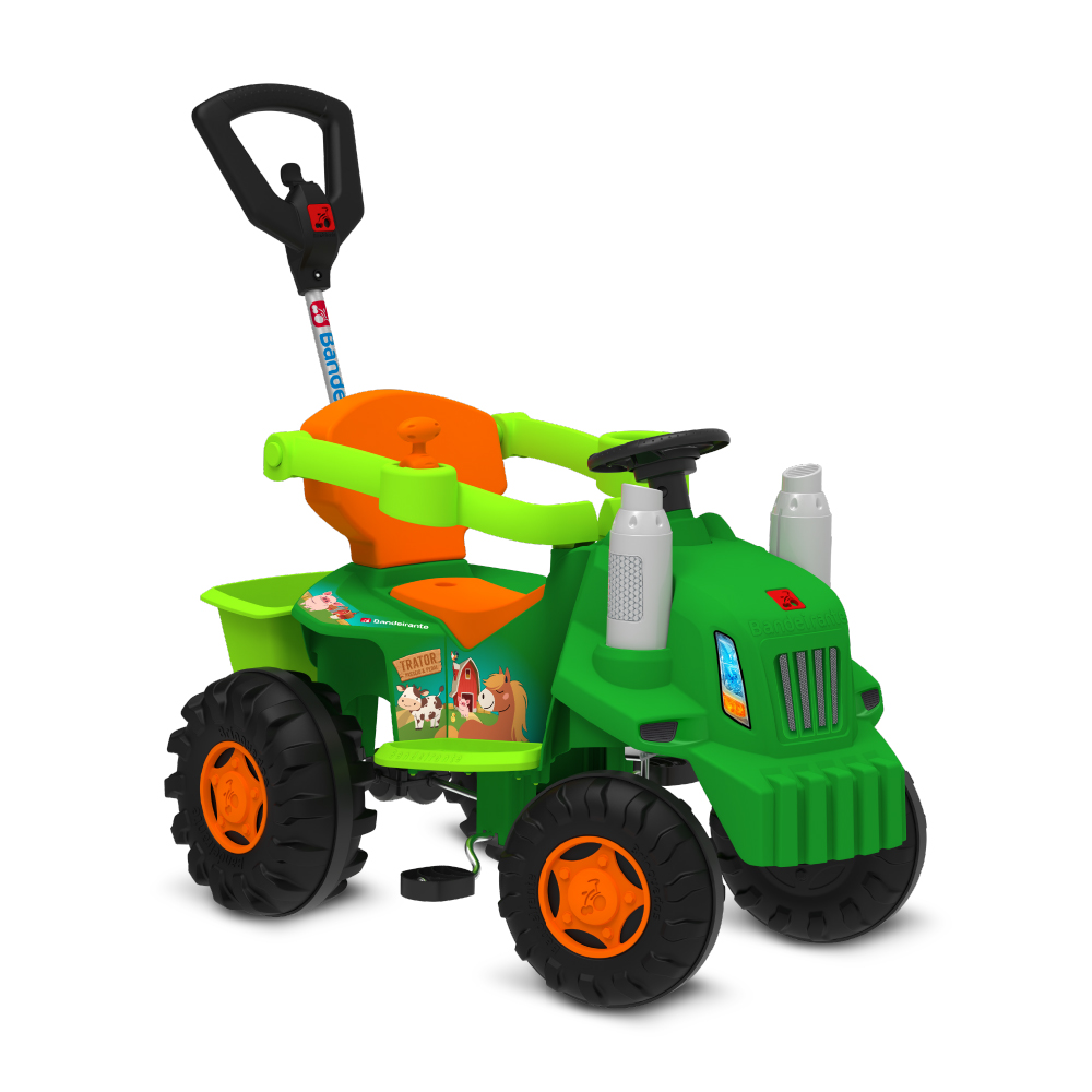 AF - QUADRICICLO BANDEIRANTE TRATOR PASSEIO PEDAL 1234 - VERDE