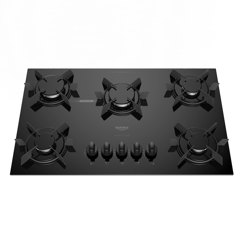 COOKTOP DAKO 5Q PRATIKO - PRETO