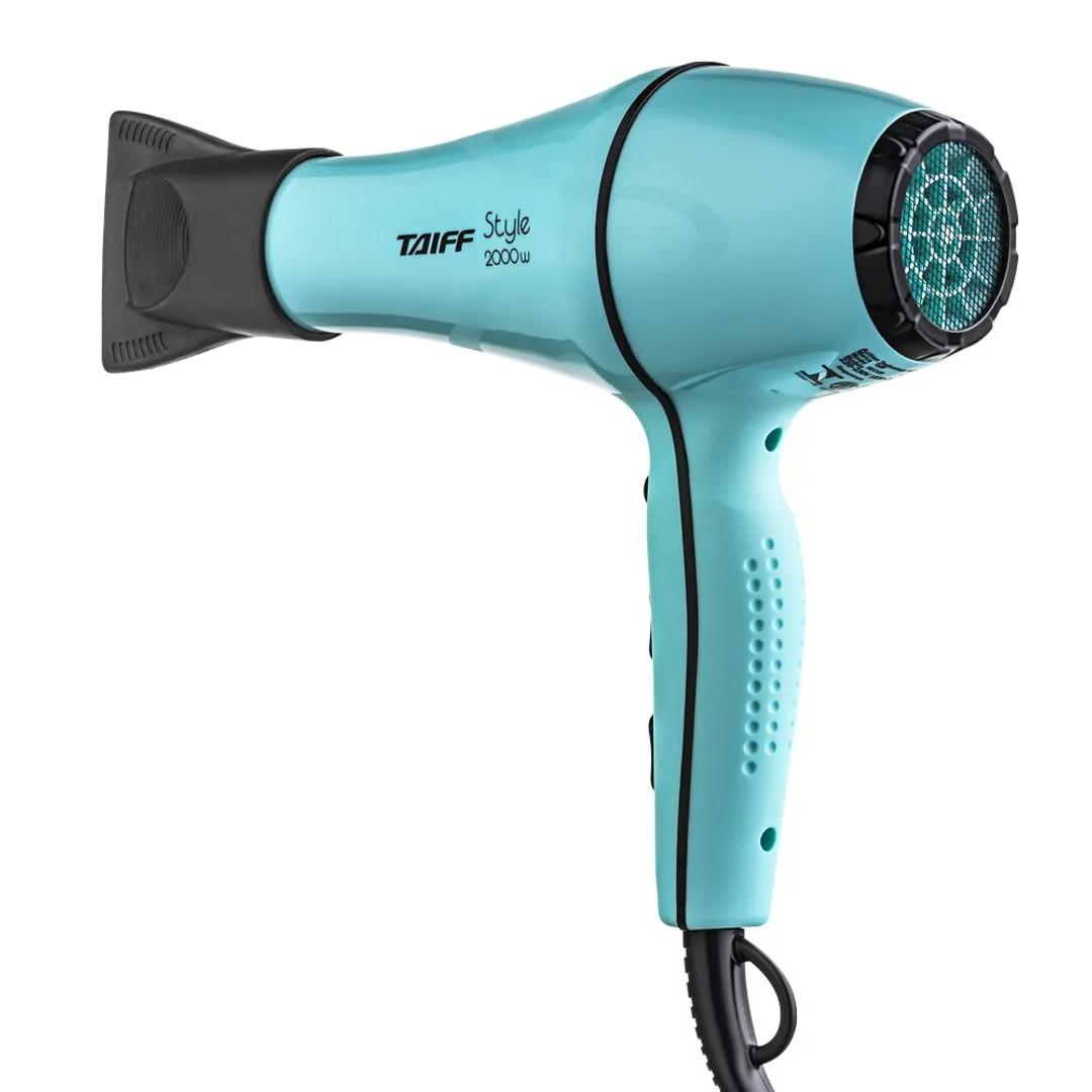 SECADOR DE CABELO TAIFF STYLE 2000W 127V - AZUL TIFFANY