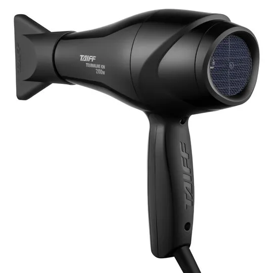 SECADOR DE CABELO TAIFF TOURMALINE 2100W 127V - PRETO