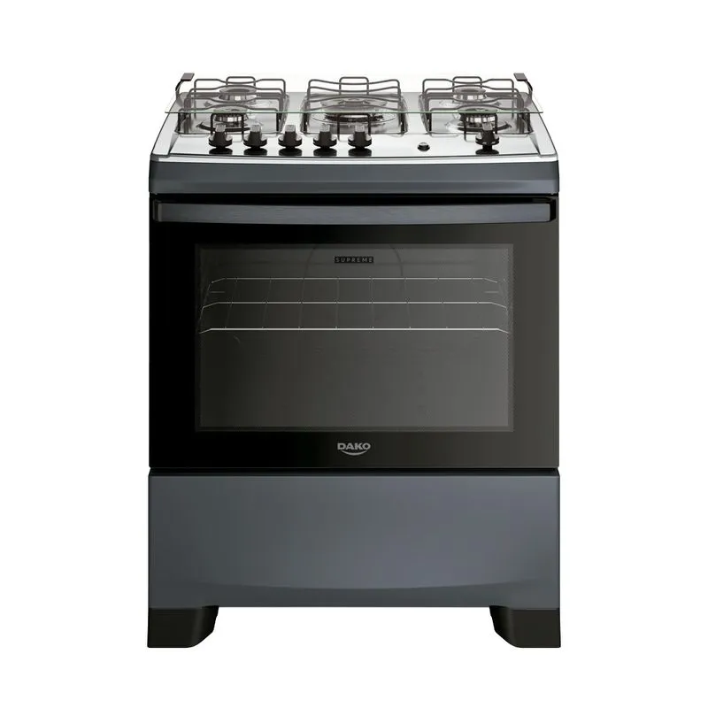FOGAO DAKO GAS 5Q SUPREME TC MESA INOX - 01849 TITANIUM