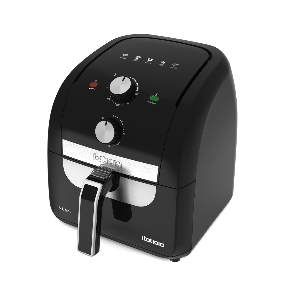 FRITADEIRA AIR FRYER ITATIAIA 1500W AFITA1007 NG 5L 127V