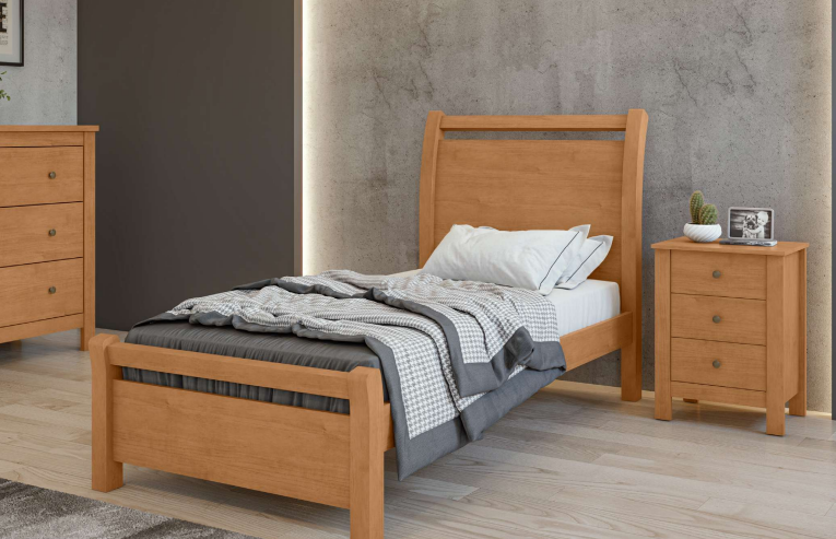AF - CAMA LOPAS REALI 2022 SOLTEIRO 0,90 - AMENDOA CLEAN